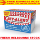 JET ALERT Caffeine Tablets 100mg VALUE SIZE 120 Tabs STAY AWAKE - FREE EXPRESS