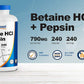 Nutricost Betaine HCL + Pepsin EXTRA STRENGTH 790mg 240 Caps - FREE EXPRESS POST