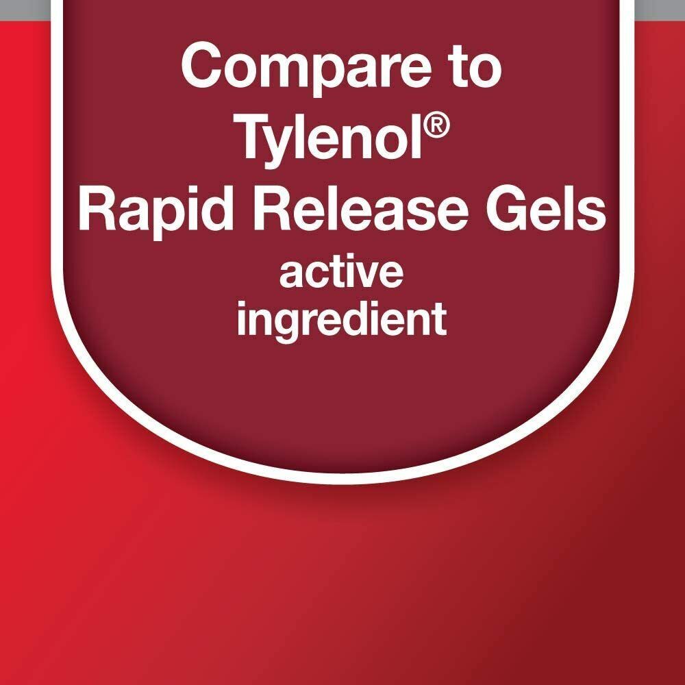 Amazon Care PAIN RELIEF TABLETS Extra Strength Acetaminophen 400 Caplets 500 mg