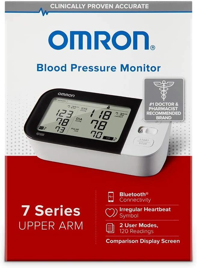 Omron 7 Series BP7350 Bluetooth Wireless Upper Arm Blood Pressure Monitor