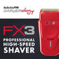 BabylissPRO FX3 Titanium Lithium Double Foil Hair Shaver Babyliss PRO FXX3S RED