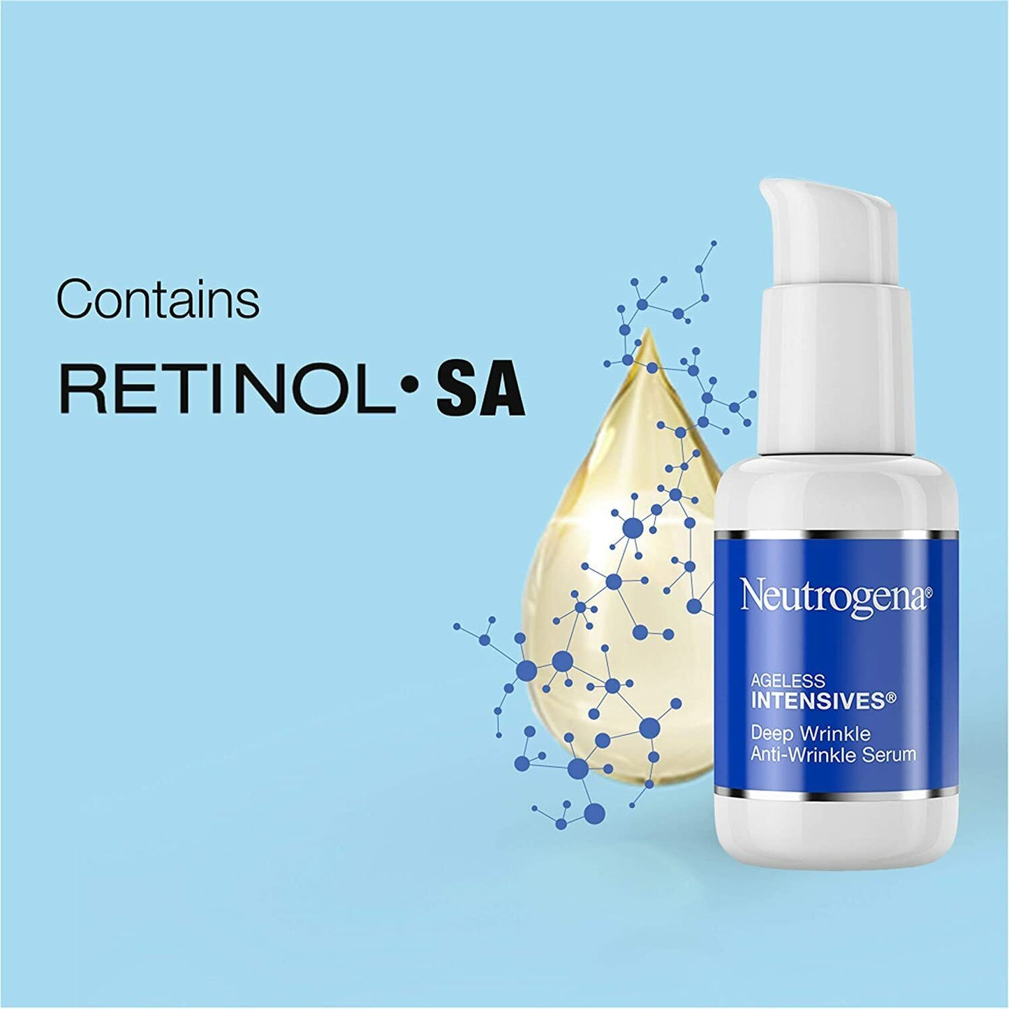 Neutrogena Anti Wrinkle Serum Retinol SA Multivitamin Anti-Ageing Skin Care 29mL