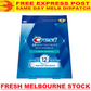 Crest 3D 20 x 1 Hour Express Teeth Whitening Strips White 10 Pouches SEALED BOX