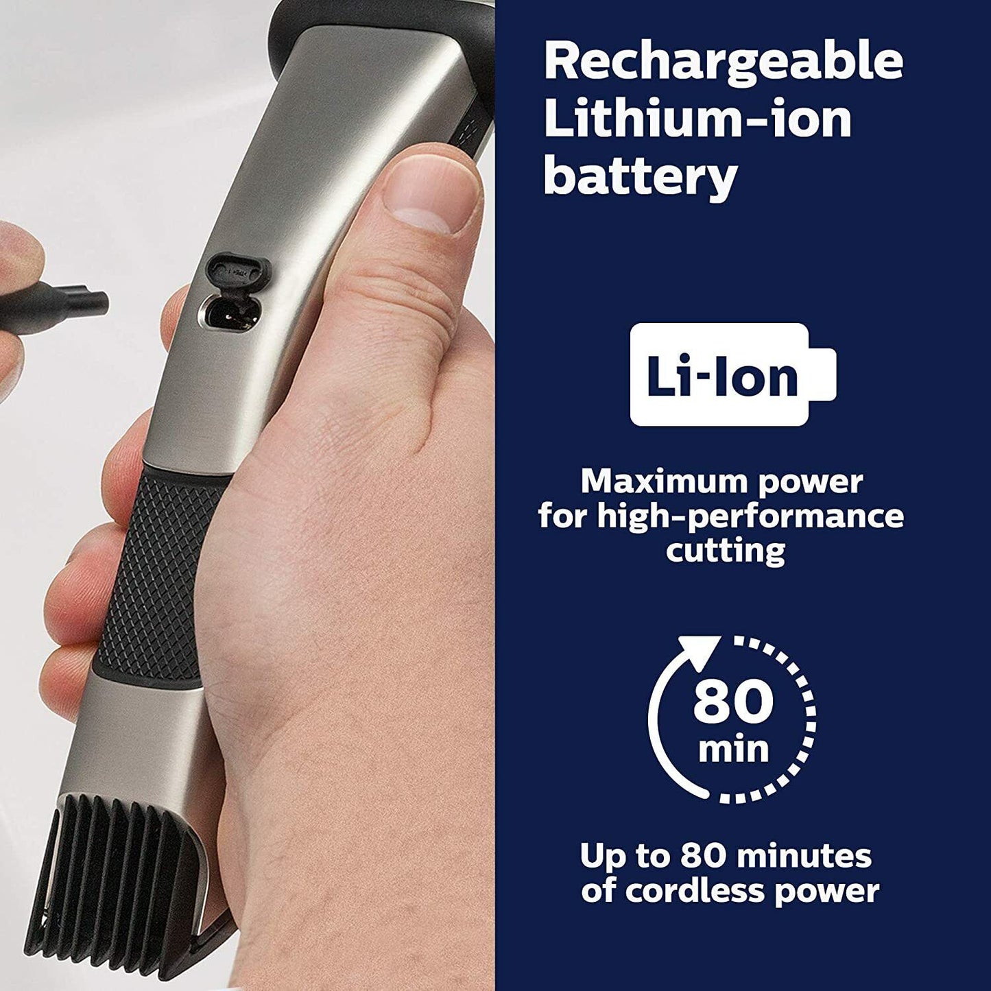 Philips Norelco BG7030/49 Bodygroom Series 7000 Shower Proof Dual-sided Trimmer