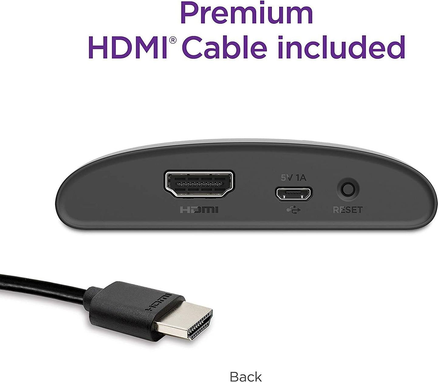 Roku Express 4K+ 2021 Voice Remote Streaming for Netflix Plex Amazon Prime Video