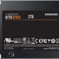 SAMSUNG SSD 870 EVO 2TB Solid State Drive Internal SATA 2.5" MZ-77E2T0BW