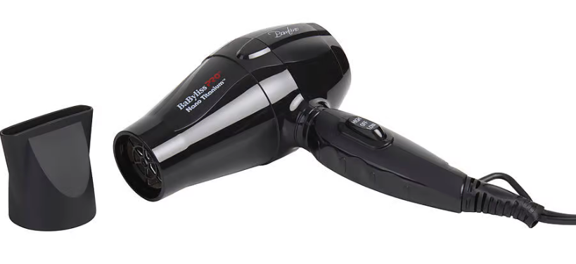 BaBylissPRO Bambino 5510 Nano Titanium Hair Dryer 1000w Travel Size Dual Voltage