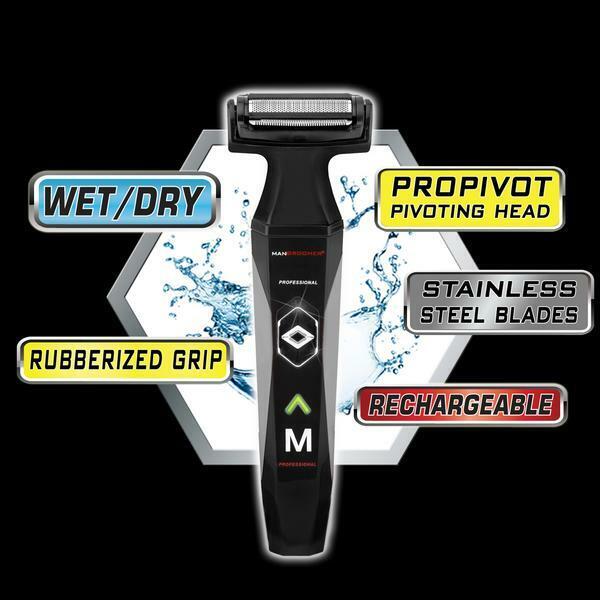 Mangroomer 2.0 Professional Body Groomer Ball Groin Trimmer WET/DRY RECHARGEABLE