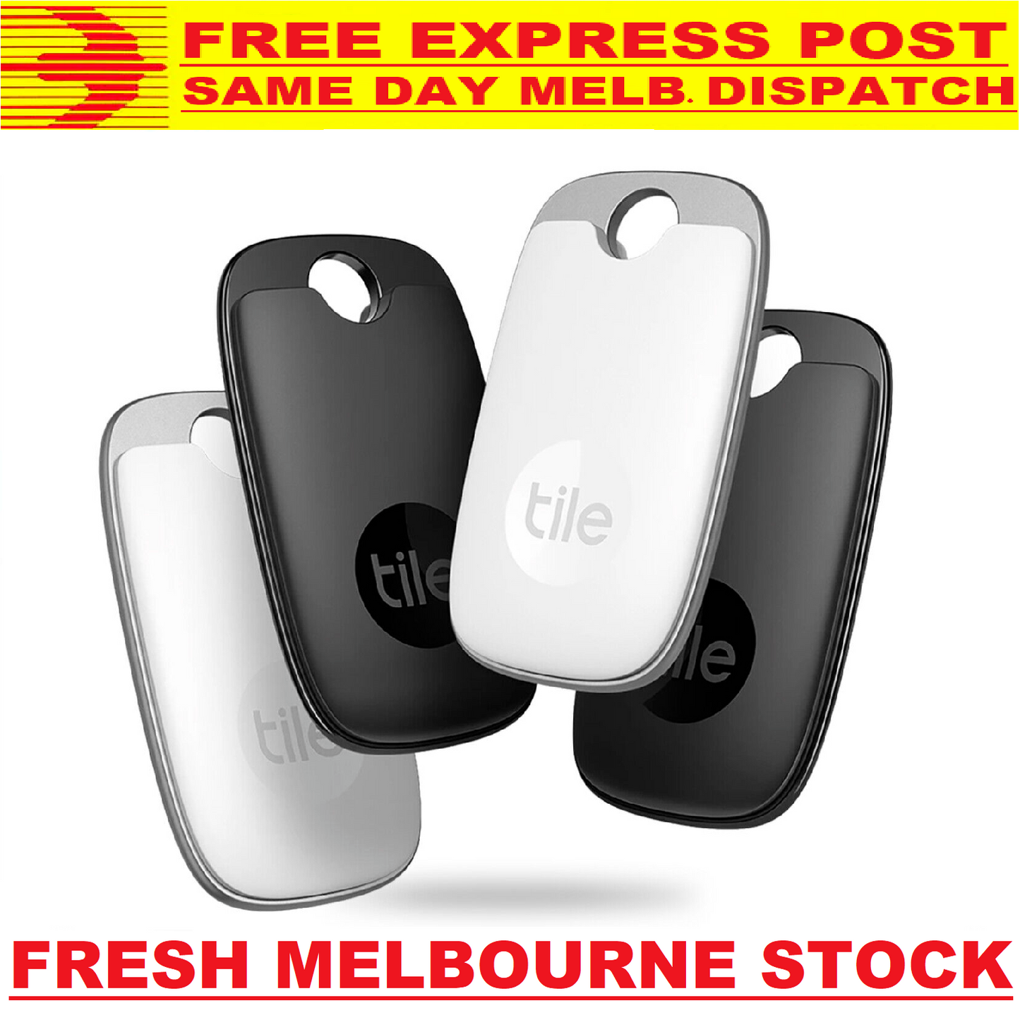 Tile Pro (2022) 4 PACK Bluetooth Item Tracker Keys Finder Pet Bag - FREE EXPRESS