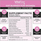 VitaRaw FAT BURNER WOMEN 60 Caps ADVANCED WEIGHT LOSS SLIMMING KETO Diet Pills!