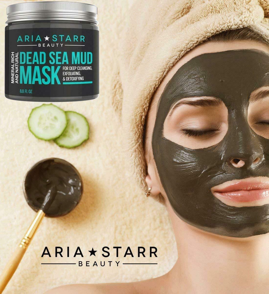 ARIA STARR DEAD SEA MUD MASK Acne Detox Blackheads Pores 250g FREE EXPRESS POST!