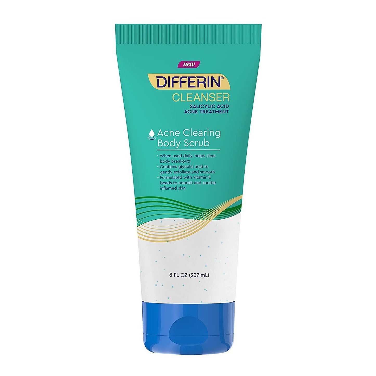 DIFFERIN Salicylic Acid 2% Cleanser - Acne Blemish Clearing Body Scrub 237mL NEW