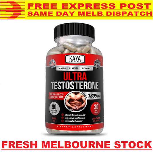 ULTRA TESTOSTERONE BOOSTER MALE SEXUAL ENHANCEMENT LIBIDO 90 Caps - FREE EXPRESS