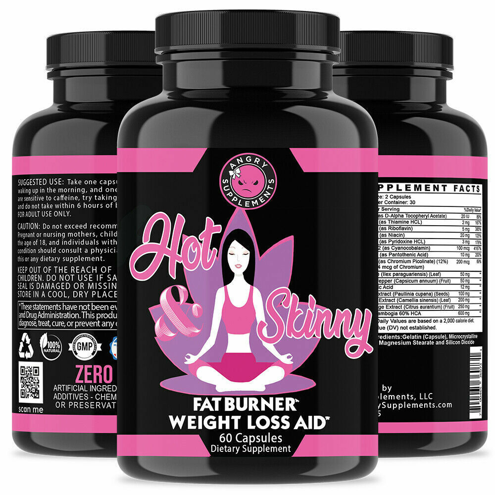 Women Hot and Skinny Thermogenic Fat Burner Supplements Weight Loss that WORKS