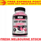 HAIR VITAMIN GUMMIES 5000mcg Biotin HAIR GROWTH FORUMLA 60 Caps - FREE EXPRESS