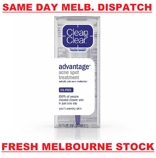 Clean & Clear Advanced Advantage Acne Spot 2% Salicylic Acid Treatment 22g 22mL