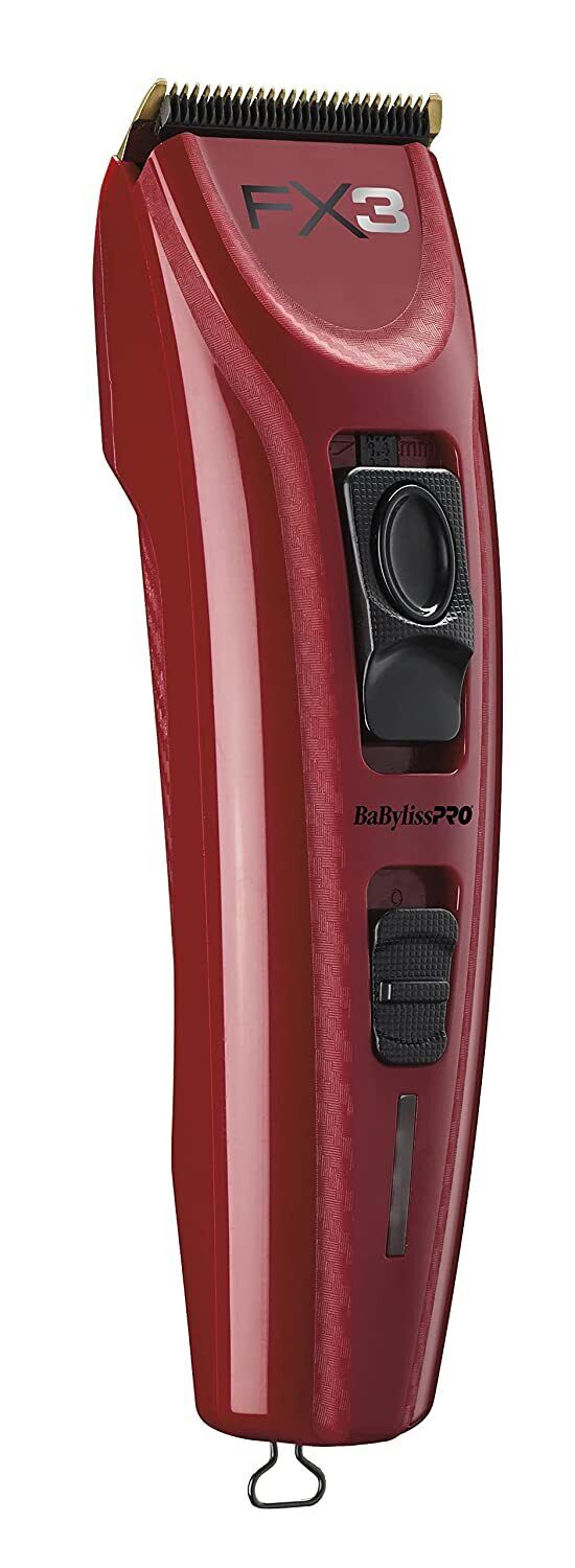 BabylissPRO FX3 Titanium Lithium High-Torque Hair Clipper Babyliss PRO FXX3C RED