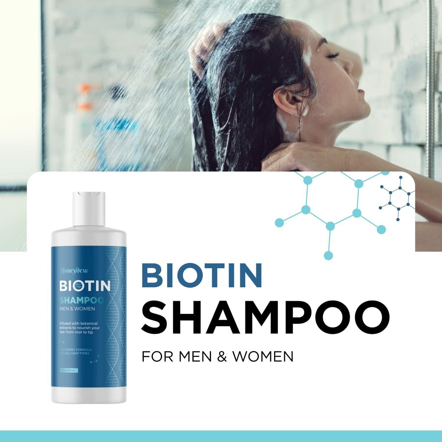 BIOTIN SHAMPOO - Anti Hair Loss Treatment DHT BLOCKER 236mL - FREE EXPRESS POST