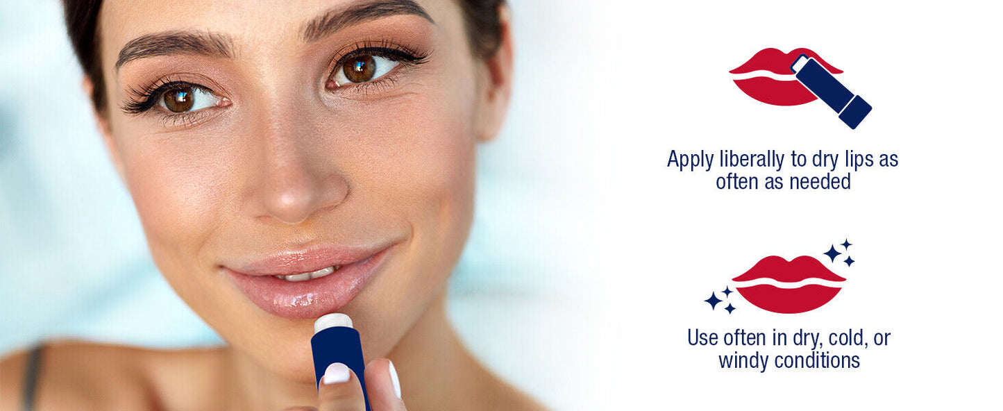 Aquaphor Lip Repair Stick - 2 Pack - Soothes Dry Chapped Lips - NEW & SEALED