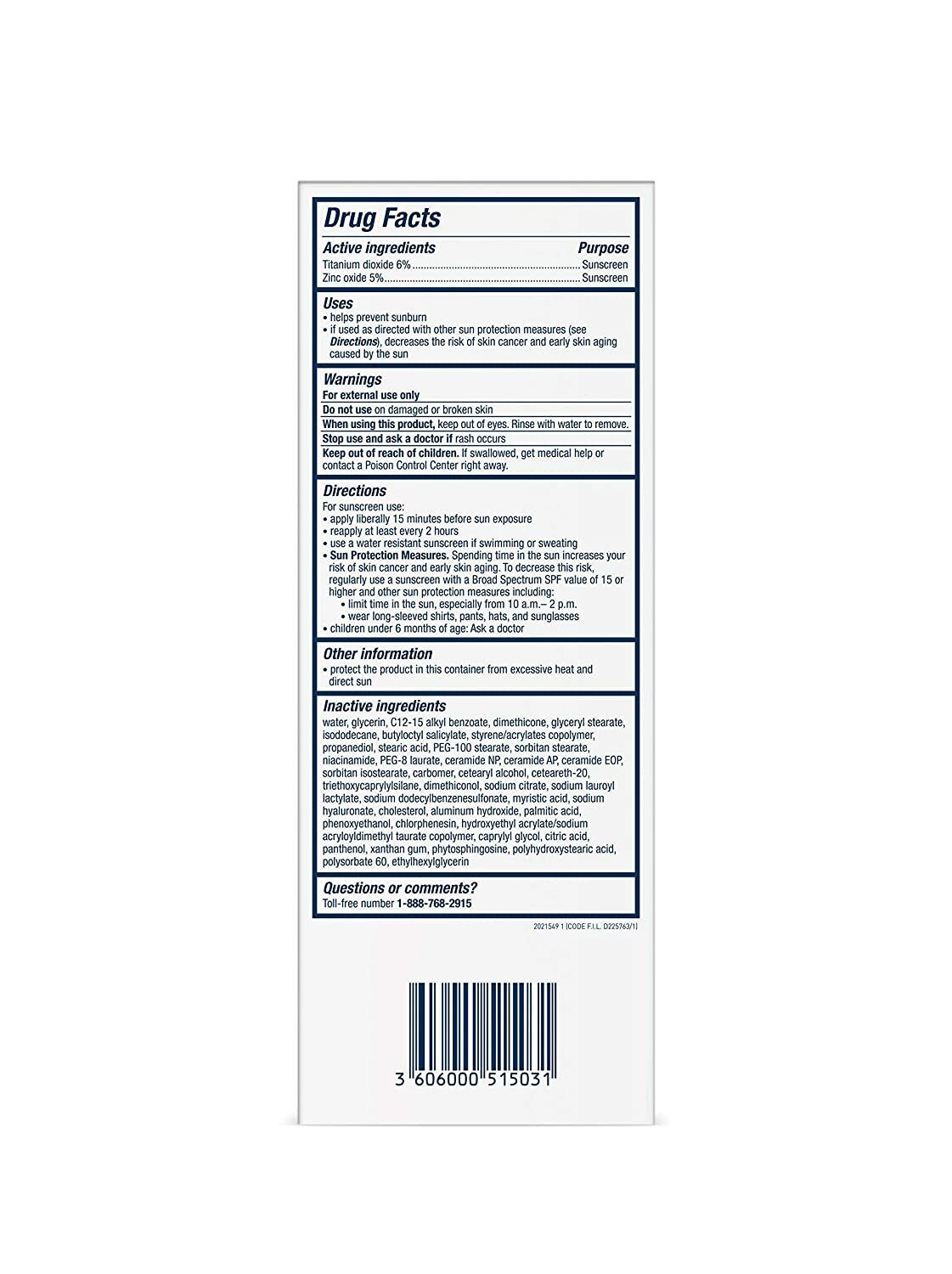 CeraVe 75mL Hydrating Lightweight Oil Free Mineral Face Sunscreen Lotion SPF 30