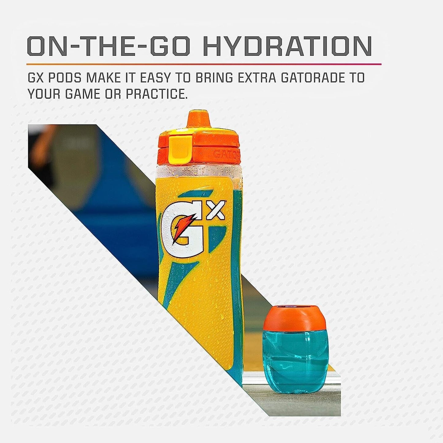 Gatorade GX Pods Electrolyte Concentrate - Variety Pack - 16 x 96mL (makes 14L)