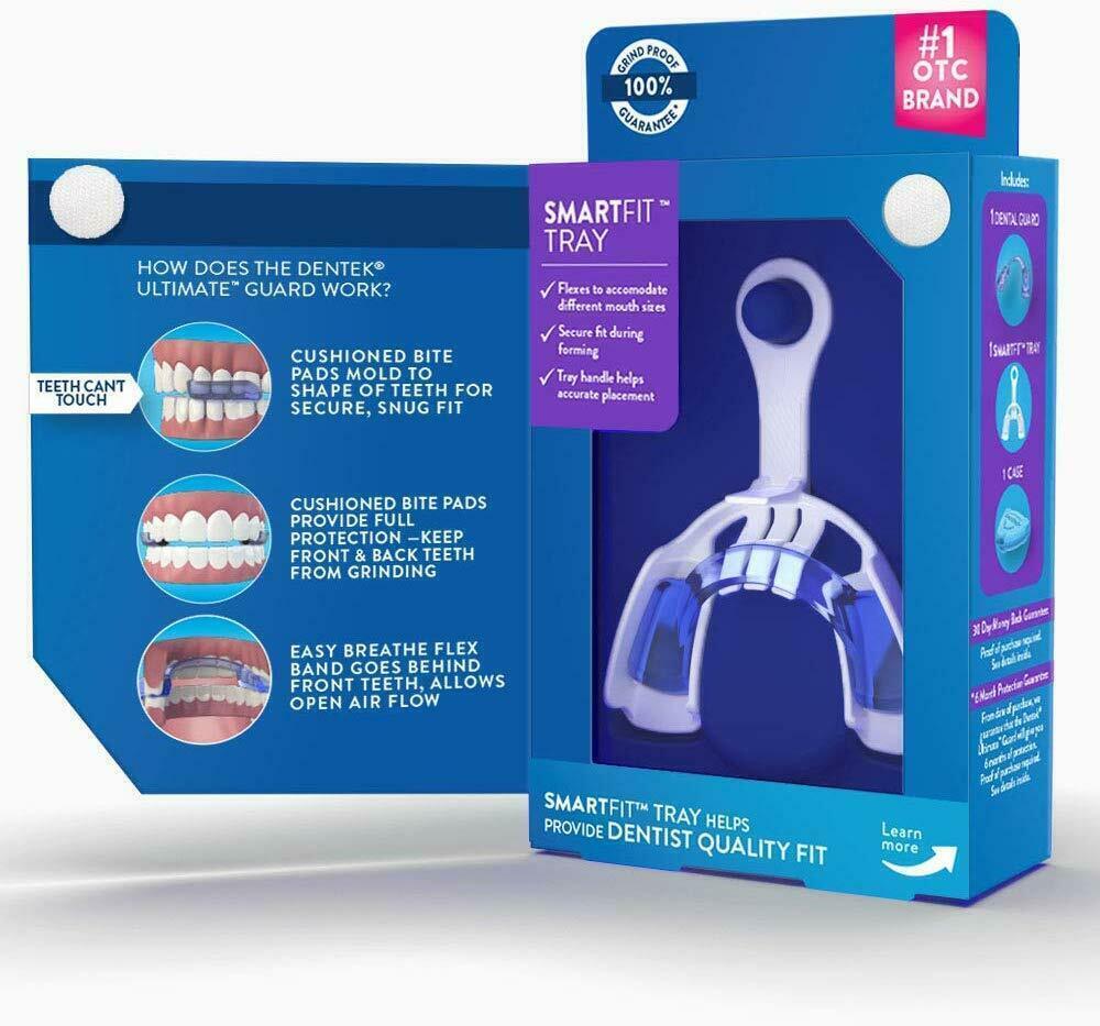 DENTEK ULTIMATE DENTAL GUARD - PROTECTION FOR NIGHT TEETH GRINDING BRUXISM NEW