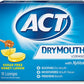 ACT Dry Mouth Relief and Moisturizing Lozenges + Xylitol - Honey Lemon 18 Pack