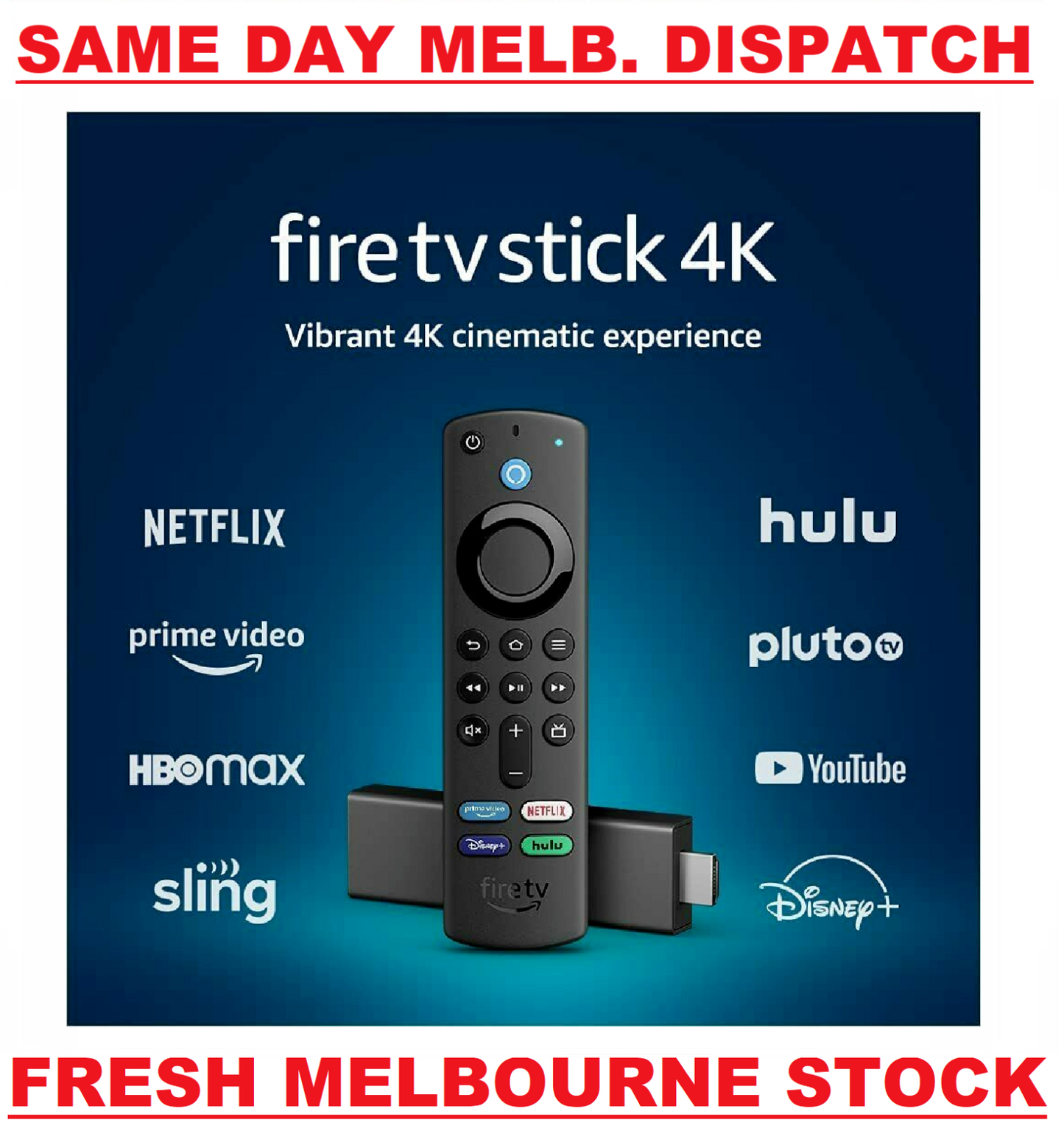 Latest Amazon Fire TV Stick 4K Ultra HD New Gen Alexa Voice Remote Media Player