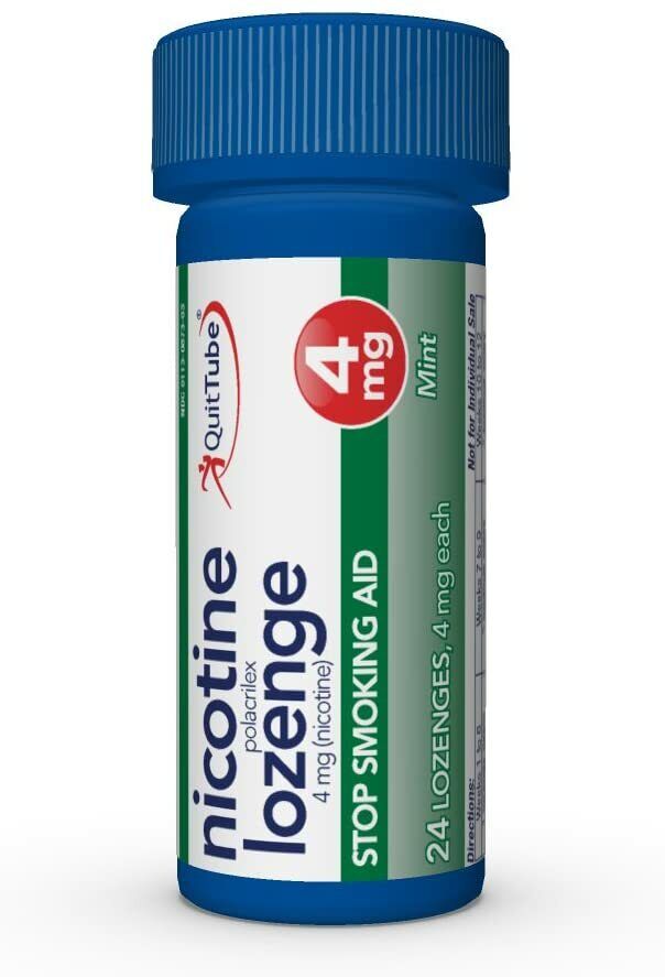 GoodSense 4mg Nicotine Polacrilex 72 Lozenges Mint Flavour Stop Smoking Aid Care