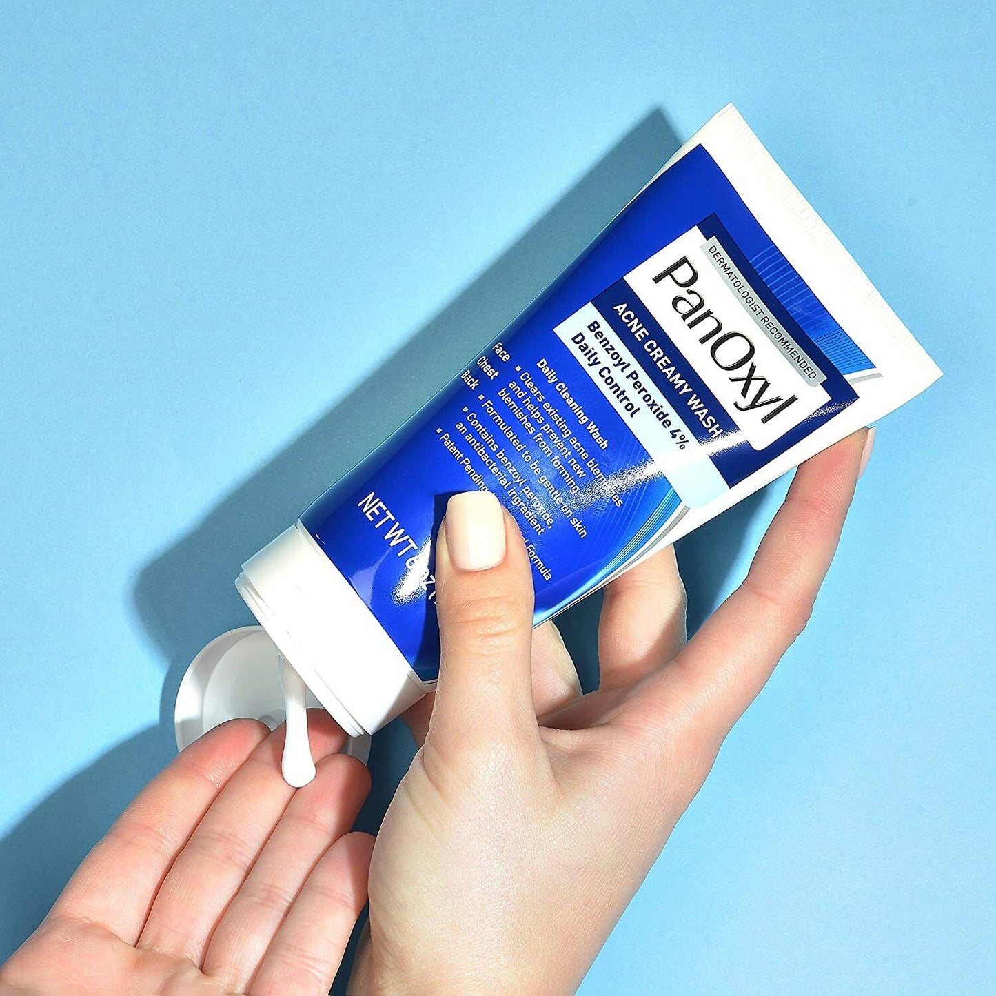 PanOxyl Benzoyl Peroxide 4% Daily Control Creamy Acne Wash Skin Care - 170g NEW