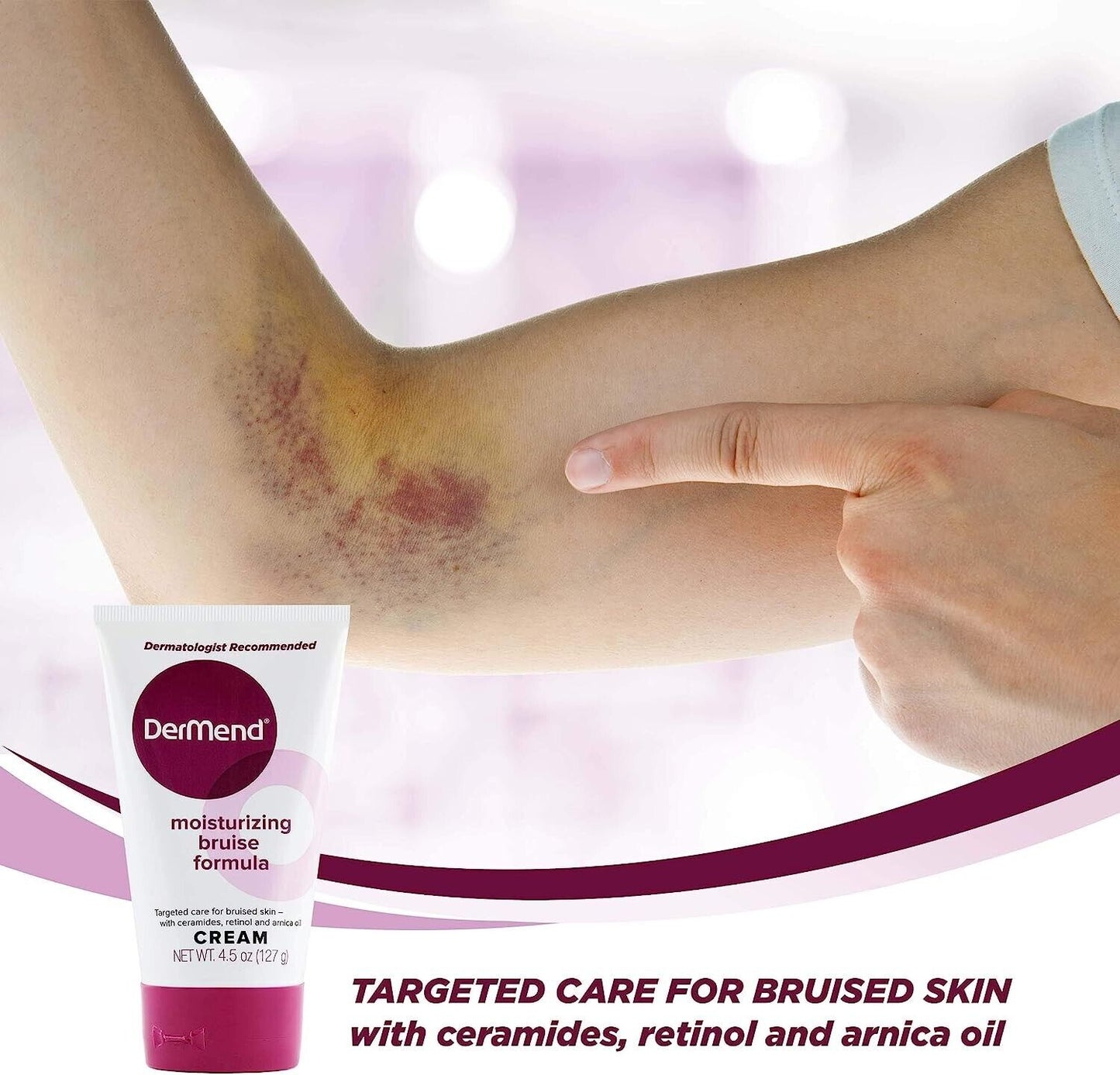 DerMend Moisturising Bruise Cream - Protect, Soothe and Heal Bruised Skin - 127g