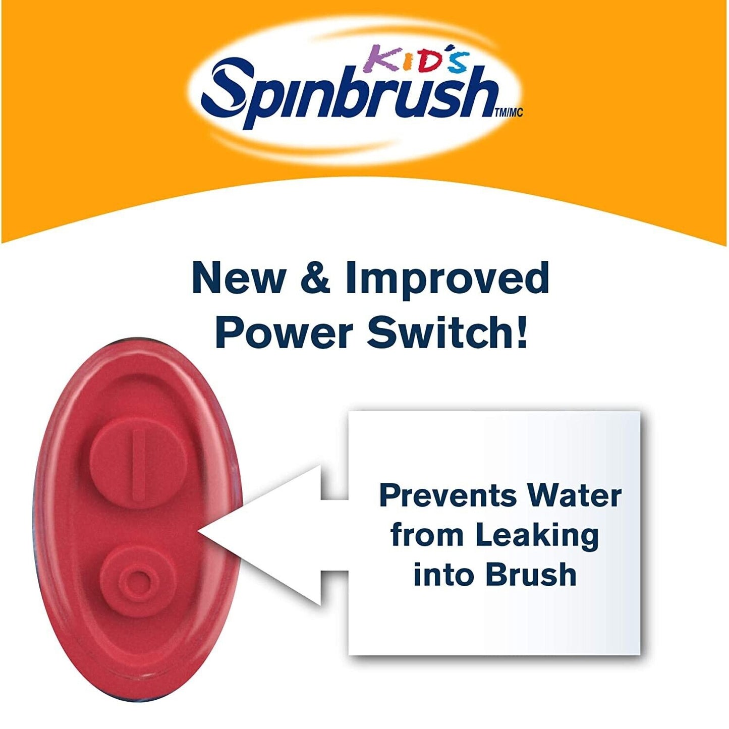 Spinbrush Kids - Battery Power Toothbrush - Soft 3+ Years - Super Mario (Yoshi)