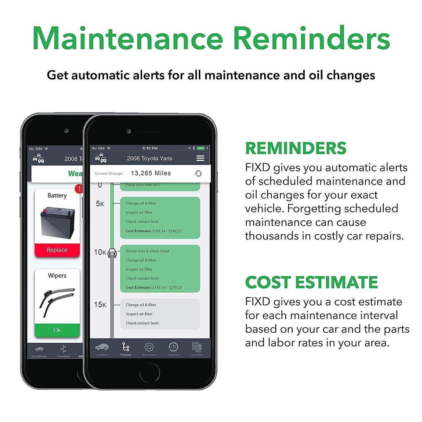 FIXD OBD-II OBD2 Active Car Health Diagnostic Monitor 2nd Gen FREE EXPRESS POST