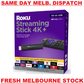 Roku Streaming Stick 4K+ 3821R2 4K UHD HDR ULTRA HD w/ NETFLIX PLEX PRIME VIDEO