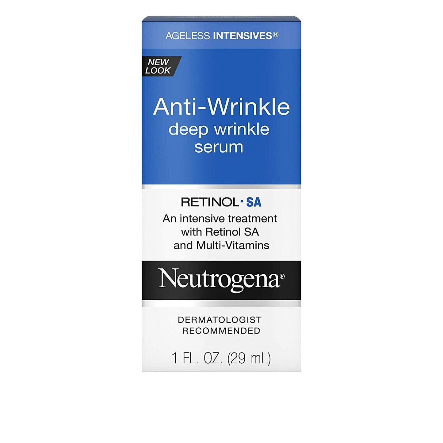 Neutrogena Anti Wrinkle Serum Retinol SA Multivitamin Anti-Ageing Skin Care 29mL