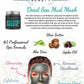 ARIA STARR DEAD SEA MUD MASK Acne Detox Blackheads Pores 250g FREE EXPRESS POST!