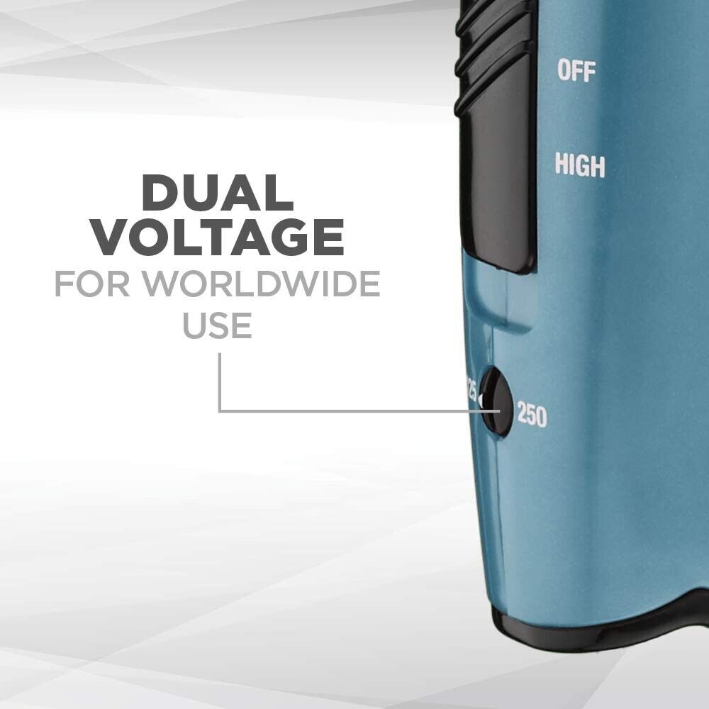 CONAIR Cord Keeper 1875W Hair Dryer Retractable Cord Folding Handle Compact NEW