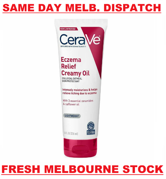 CeraVe Eczema Creamy Oil Moisturizer for Extra Dry Itchy Skin 236 mL - BRAND NEW