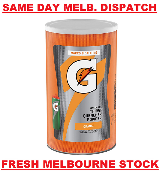 Gatorade Electrolyte Sports Powder ORANGE - 95 Serves - 2.17kg (makes 34L)