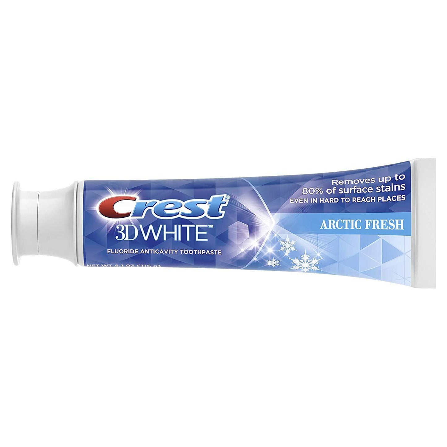 Crest 2 x 116g Pack 3D White Luxe Arctic Fresh Teeth Whitening Toothpaste NEW