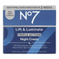 No7 LIFT & LUMINATE Triple Action NIGHT CREAM Anti Wrinkle Skin Firming - 50mL