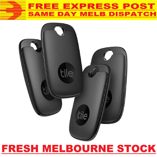 Tile Pro (2022) 4 PACK Bluetooth Item Tracker Keys Finder Pet Bag - FREE EXPRESS