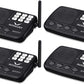 Hosmart Wireless Intercom System 1/2 Mile Long Range 7Channel Security 4 Station