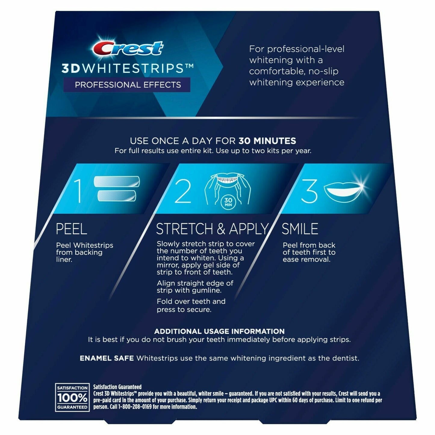 Crest 3D White 40 x Professional Flexfit Teeth Whitening Strip (20 Treatments)