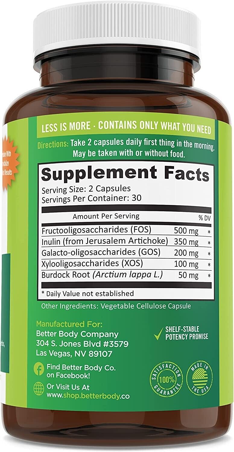 PREVITALIZE Prebiotic Menopause Supplement Natural Weight Management 60 Capsules