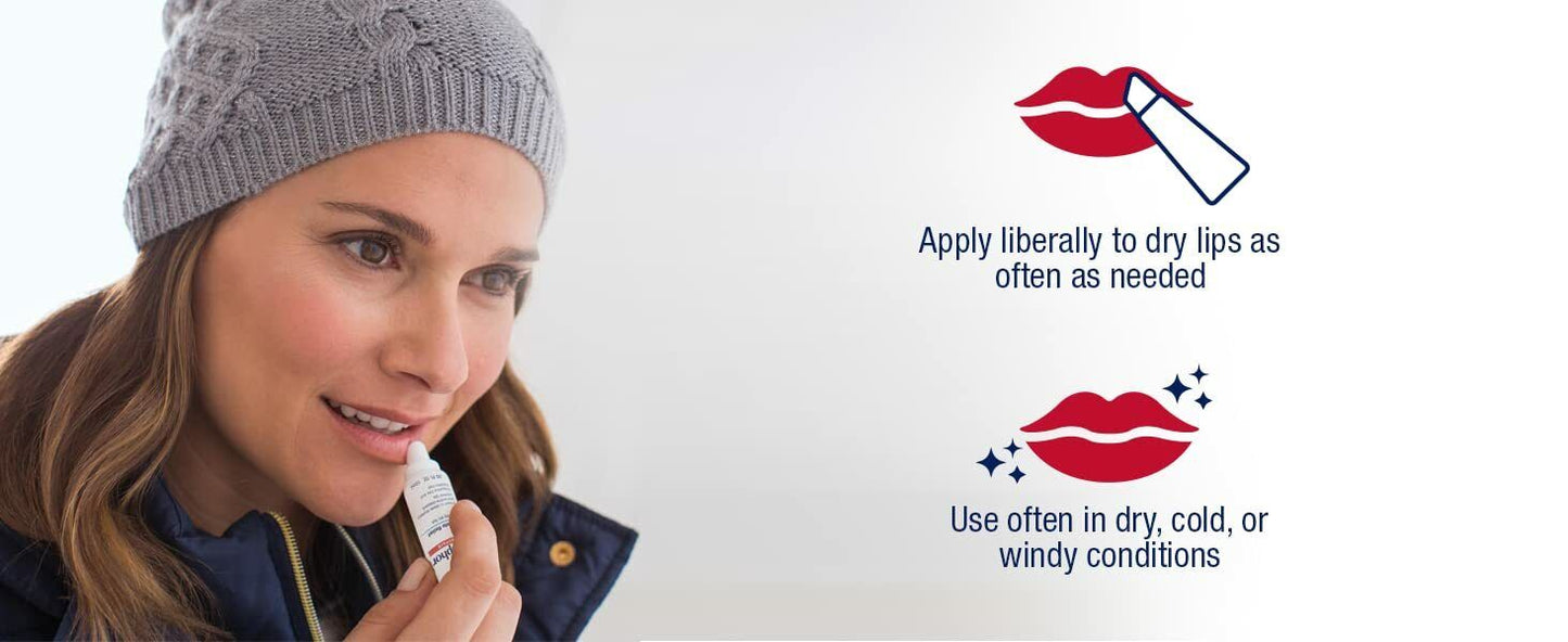 Aquaphor Lip Balm Protectant + Sunscreen SPF30 Severely Dry Chapped Cracked Lips