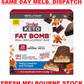 SlimFast Keto Fat Bomb Meal Replacement Bar - 5 x 48g Nutty Caramel & Nougat