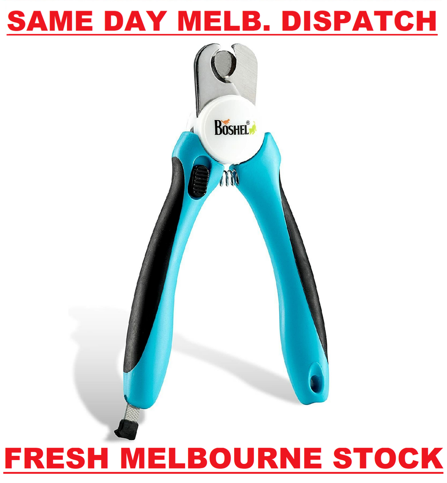 BOSHEL Pet Dog Nail Clippers and Trimmer with Safety Guard BRAND NEW MELB STOCK