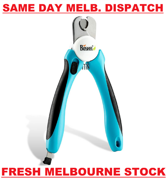 BOSHEL Pet Dog Nail Clippers and Trimmer with Safety Guard BRAND NEW MELB STOCK