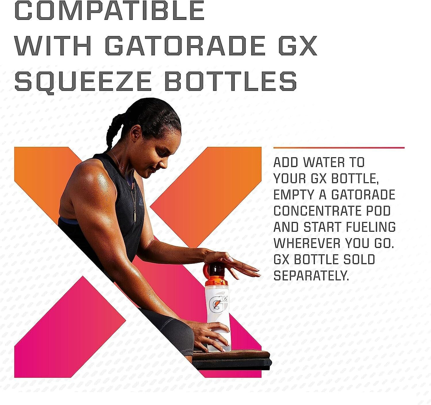 Gatorade GX Pods Electrolyte Concentrate - Variety Pack - 16 x 96mL (makes 14L)